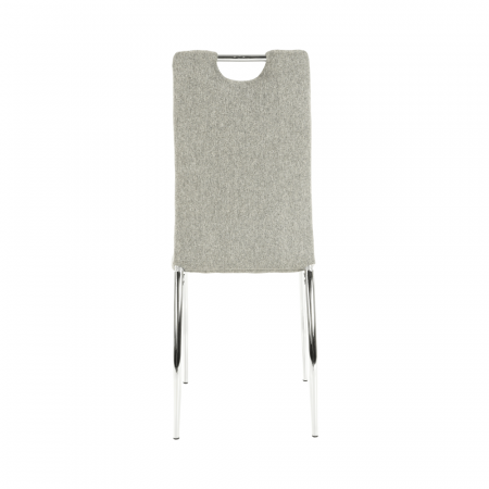 Scaun bucătărie, material textil bej/crom, OLIVA NEW [9]