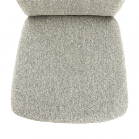Scaun bucătărie, material textil bej/crom, OLIVA NEW [1]