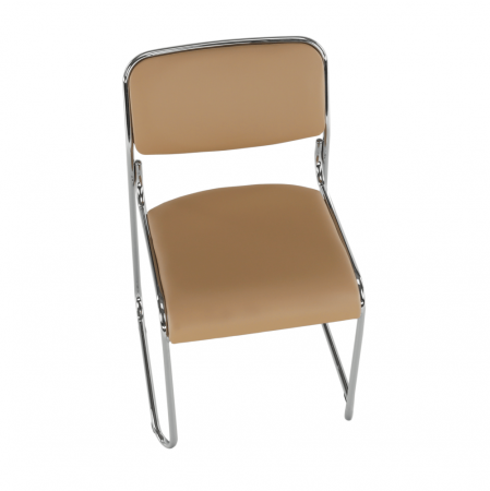 Scaun conferinţă, piele ecologică maro, BULUT [12]