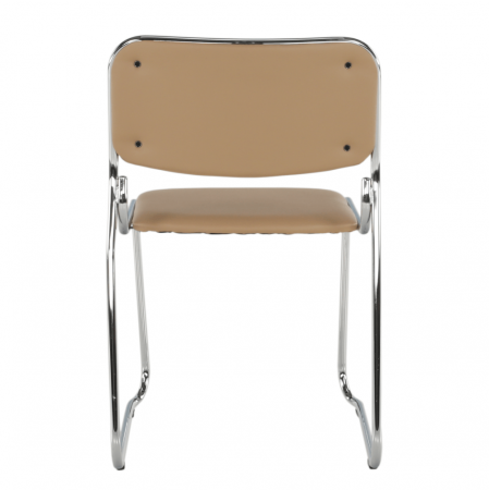 Scaun conferinţă, piele ecologică maro, BULUT [13]