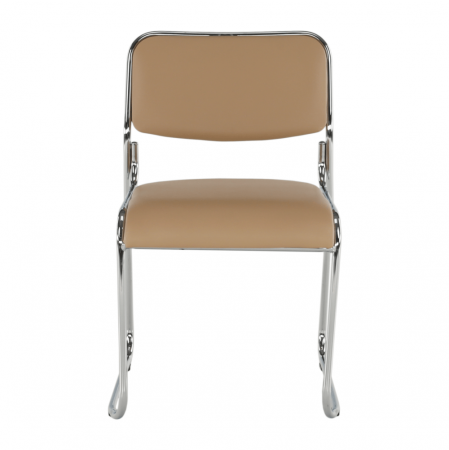 Scaun conferinţă, piele ecologică maro, BULUT [16]