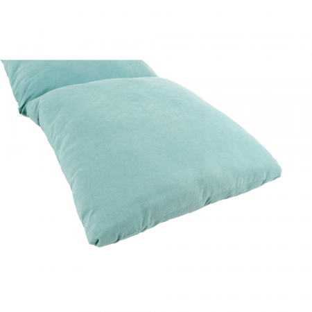 Scaun cu suport pt. picioare, mentol / natural, ZANDER [8]