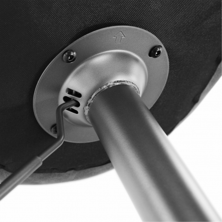 Scaun de bar, gri / negru, LAHELA [3]