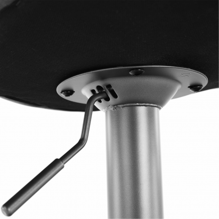 Scaun de bar, gri / negru, LAHELA [6]