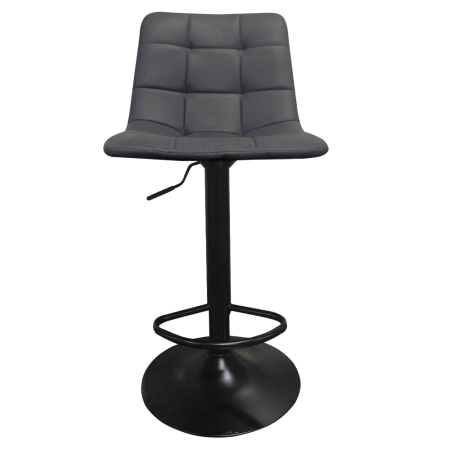 Scaun de bar, gri/negru, LAHELA NEW [2]