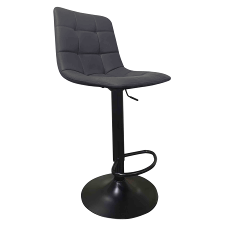 Scaune bucatarie - Scaun de bar, gri/negru, LAHELA NEW