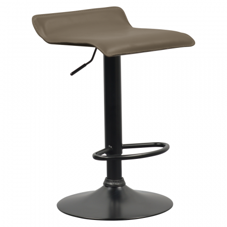 Scaune bucatarie - Scaun de bar, piele ecologică Taupe gri-maro, BAILI