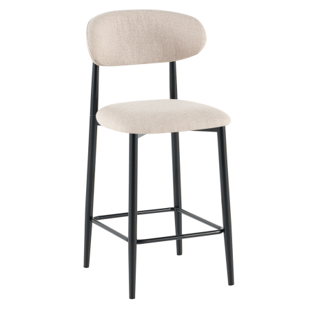 Toate Produsele - Scaun de bar, ţesătură bej/negru, ZAJDA TYP 2