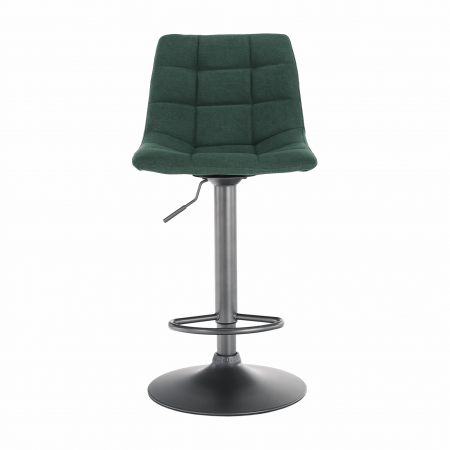 Scaun de bar, verde / negru, LAHELA [14]