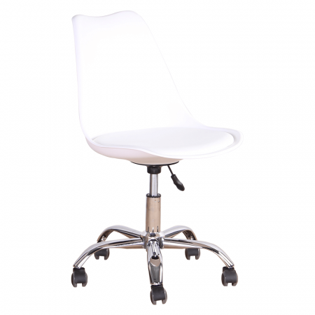 Scaune Birou - Scaun de birou, alb, DARISA NEW