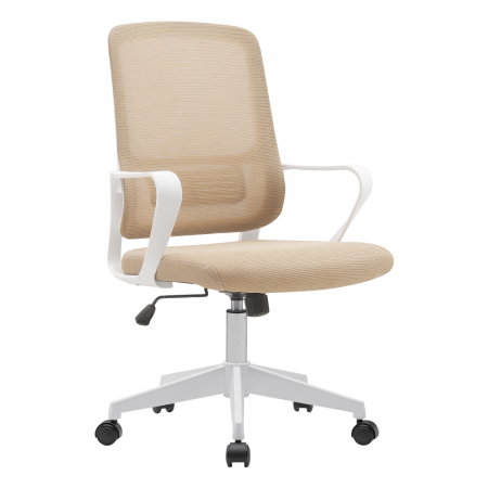 Mobilier Birou - Scaun de birou, bej/alb, SALOMO TIP 1