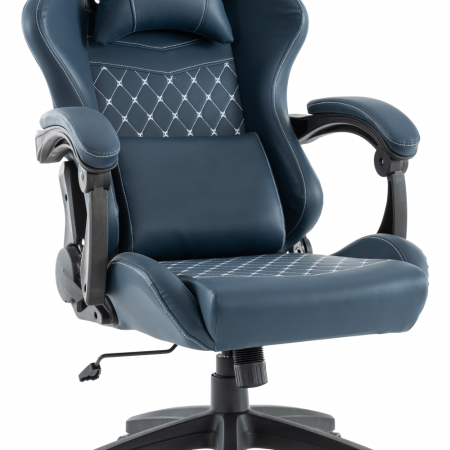 Scaun de birou/gaming, albastru, SAMIE [12]