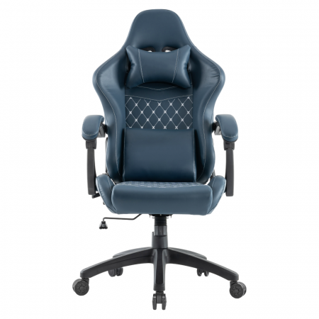 Scaun de birou/gaming, albastru, SAMIE [2]