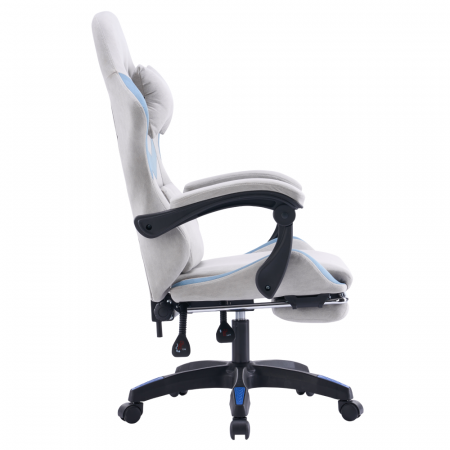 Scaun de birou/gaming, gri/albastru, ZODIA [4]