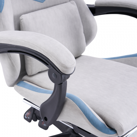 Scaun de birou/gaming, gri/albastru, ZODIA [11]