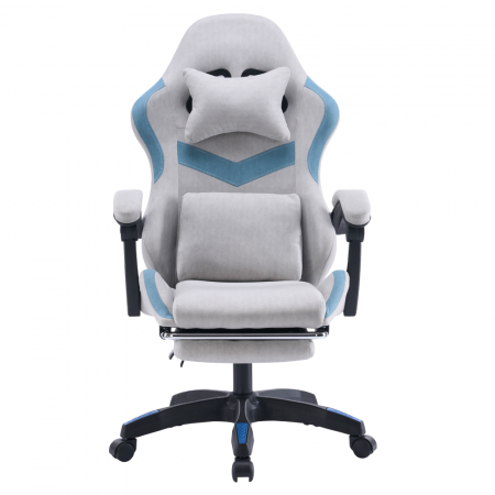 Scaun de birou/gaming, gri/albastru, ZODIA [1]