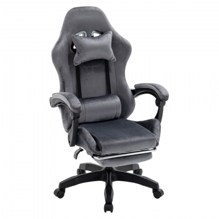 Scaun de birou/gaming, gri, LOPES [2]