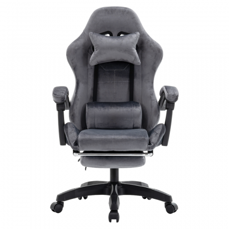 Scaun de birou/gaming, gri, LOPES [1]