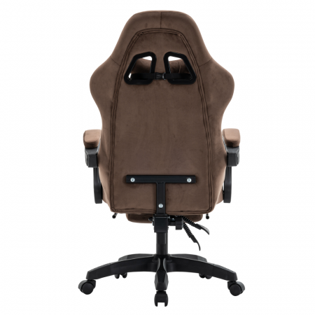 Scaun de birou/gaming, maro/alb, HOSPO [4]