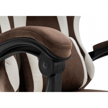 Scaun de birou/gaming, maro/alb, HOSPO [10]