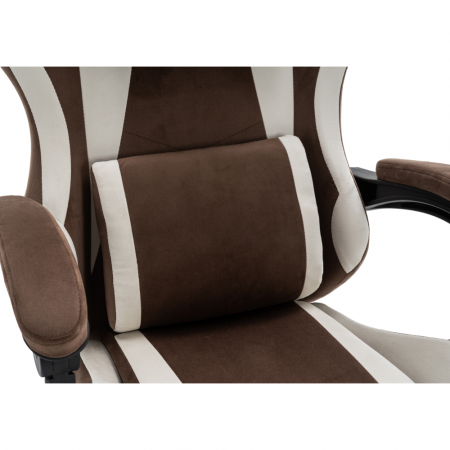 Scaun de birou/gaming, maro/alb, HOSPO [9]