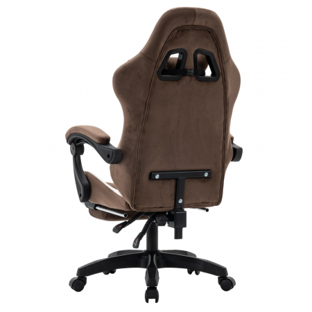 Scaun de birou/gaming, maro/alb, HOSPO [5]