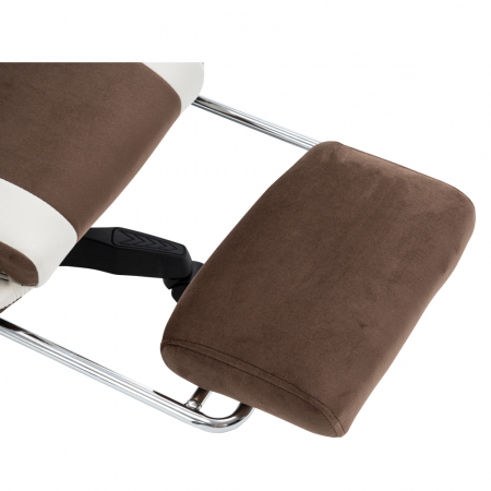 Scaun de birou/gaming, maro/alb, HOSPO [14]
