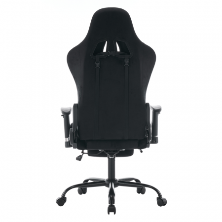Scaun de birou/gaming, negru, ţesătură Velvet, SALOP [3]