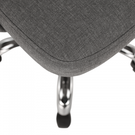Scaun de birou, gri/crom, EDIZ [6]