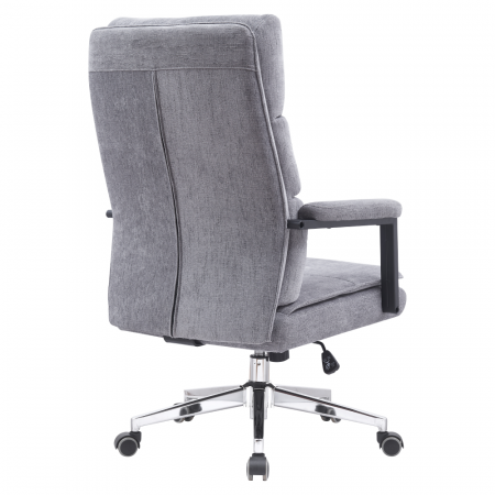 Scaun de birou, gri/crom, ZAVIER [3]