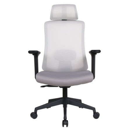 Scaun de birou, gri/negru, ROSANO [1]