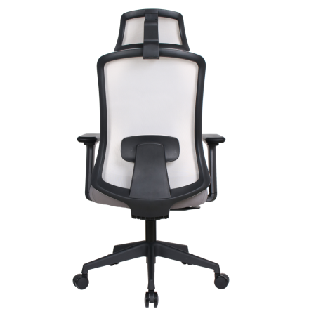 Scaun de birou, gri/negru, ROSANO [4]