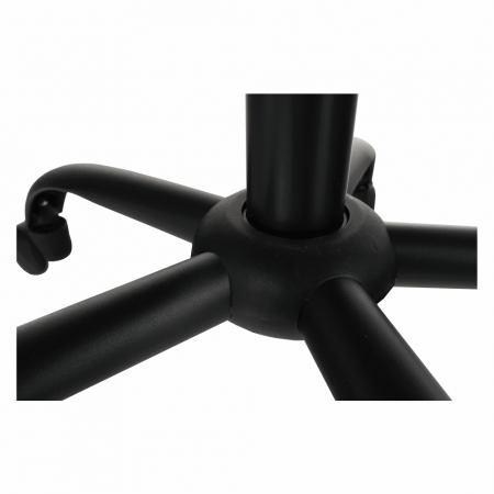 Scaun de birou, material textil din catifea gri deschis / negru, EROL [2]