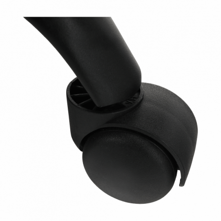 Scaun de birou, material textil din catifea gri deschis / negru, EROL [12]