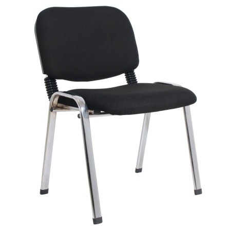 Mobilier Birou - Scaun de birou, negru/crom, ISO CHROM