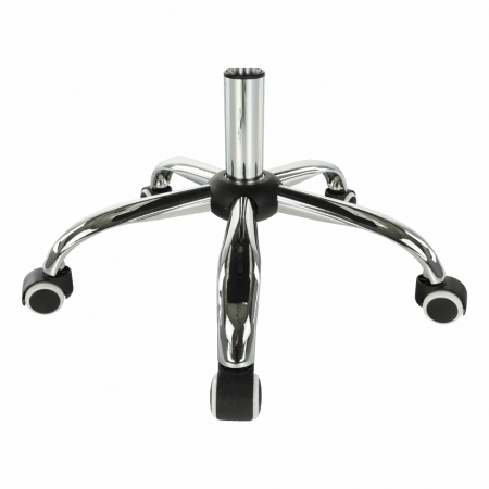 Scaun de birou, plasă gri/ material negru / plastic alb, APOLO 2 NEW [5]