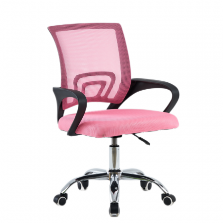 Mobilier Birou - Scaun de birou, roz/ negru, DEX 4 NEW