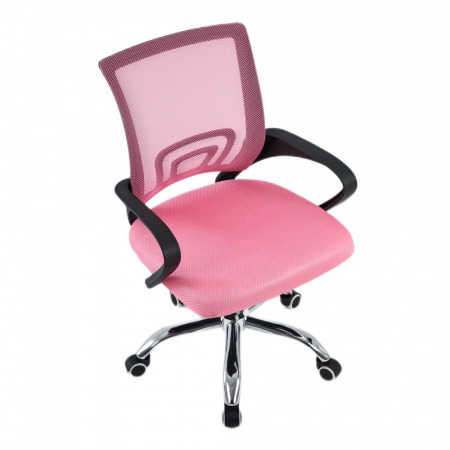 Scaun de birou, roz/ negru, DEX 4 NEW [5]