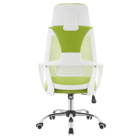 Scaun de birou, verde/alb/crom, TAXIS 2 NEW [5]
