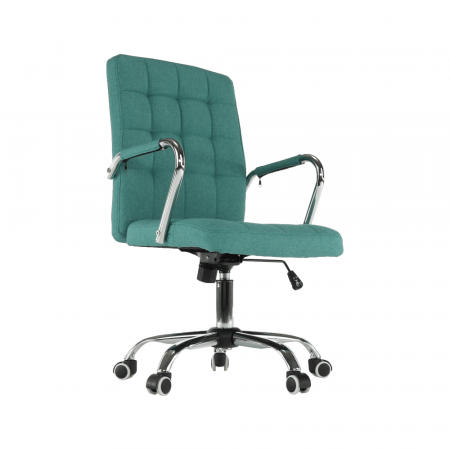 Scaun de birou, verde azur, MORGEN [4]