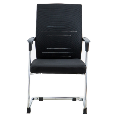 Scaun de conferinţă, negru/crom, SALMAN NEW [2]