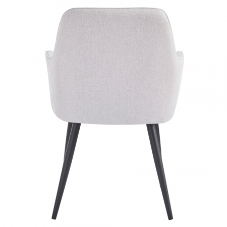 Scaun de design, gri deschis/negru, OSKOR [3]
