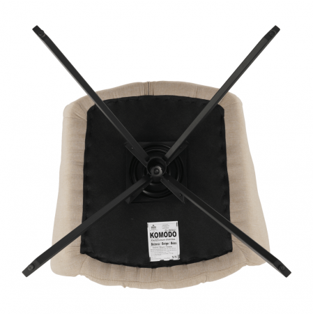 Scaun de design ţesătură bej, KOMODO [18]