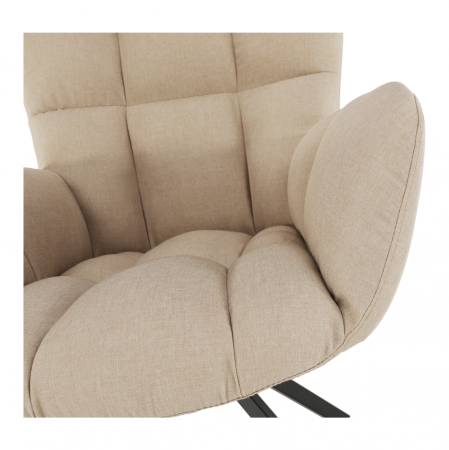 Scaun de design ţesătură bej, KOMODO [13]