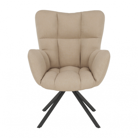 Scaun de design ţesătură bej, KOMODO [24]