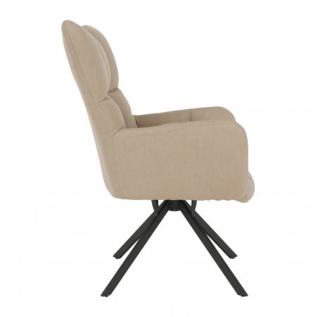 Scaun de design ţesătură bej, KOMODO [22]