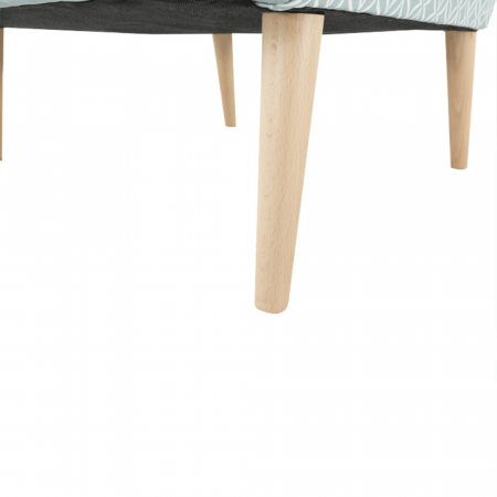 Scaun de design, ţesătură mentol/model, BELEK [9]