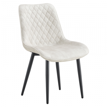 Scaune bucatarie - Scaun de dining, crem/negru, ZAINA TIP 1