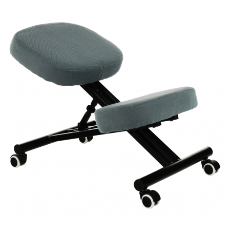 Scaun de îngenunchiere ergonomic, gri deschis / negru, KILIAN [13]
