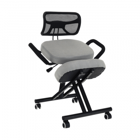 Scaun de îngenunchiere ergonomic, gri-maro Taupe / negru, RUFUS [28]